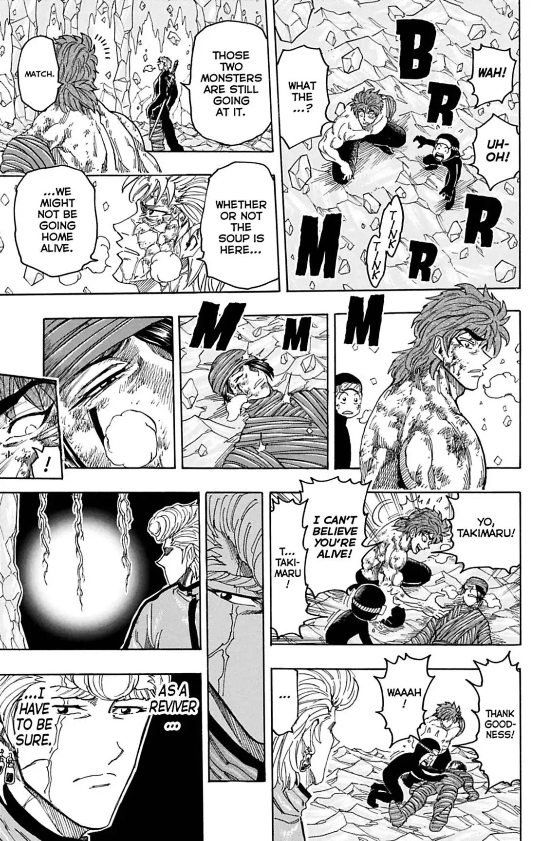Toriko Chapter 91 page 9 - Chapter 91: Vol.11 Gourmet 91: The Last Drop Leads the Way!!