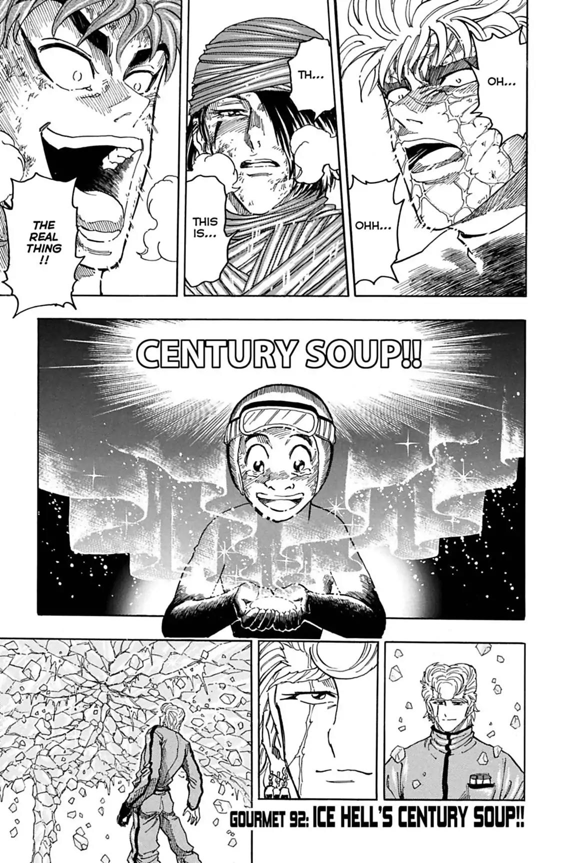 Toriko Chapter 92 page 1 - Chapter 92: Vol.11 Gourmet 92: Ice Hell's Century Soup!!