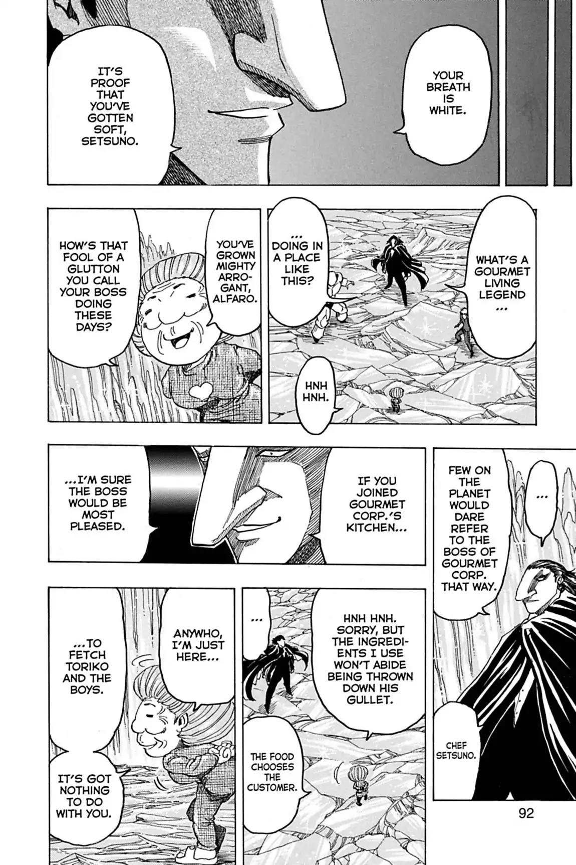 Toriko Chapter 93 page 4 - Chapter 93: Vol.11 Gourmet 93: So Long, Ice Hell!!