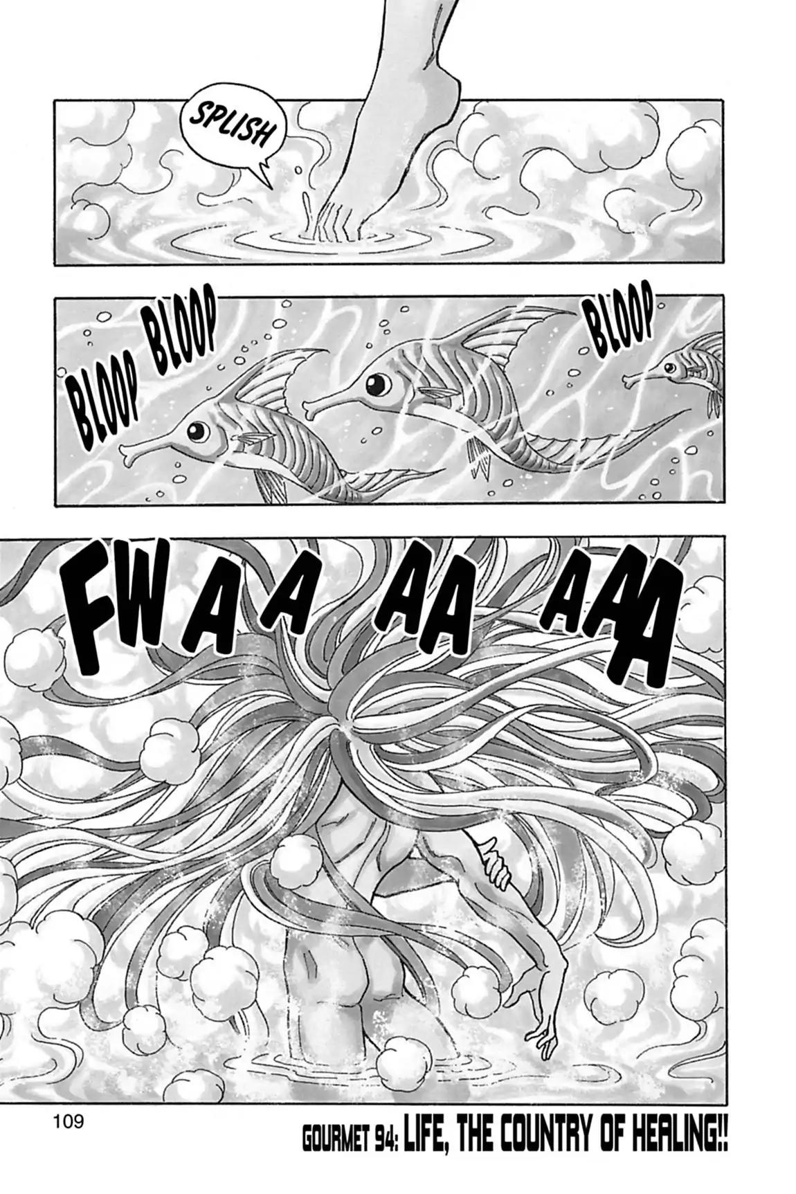 Toriko Chapter 94 page 1 - Chapter 94: Vol.11 Gourmet 94: Life, the Country of Healing!!