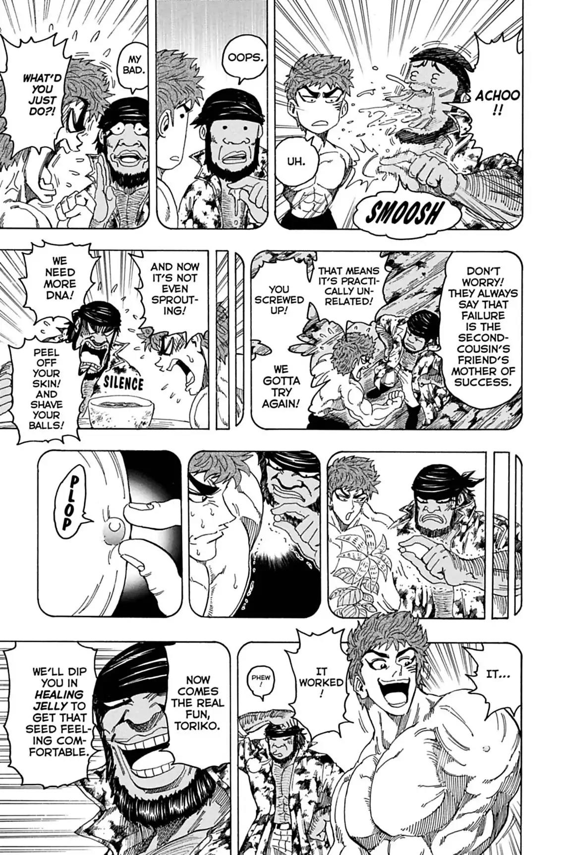Toriko Chapter 96 page 11 - Chapter 96: Vol.11 Gourmet 96: Race to Recovery!!