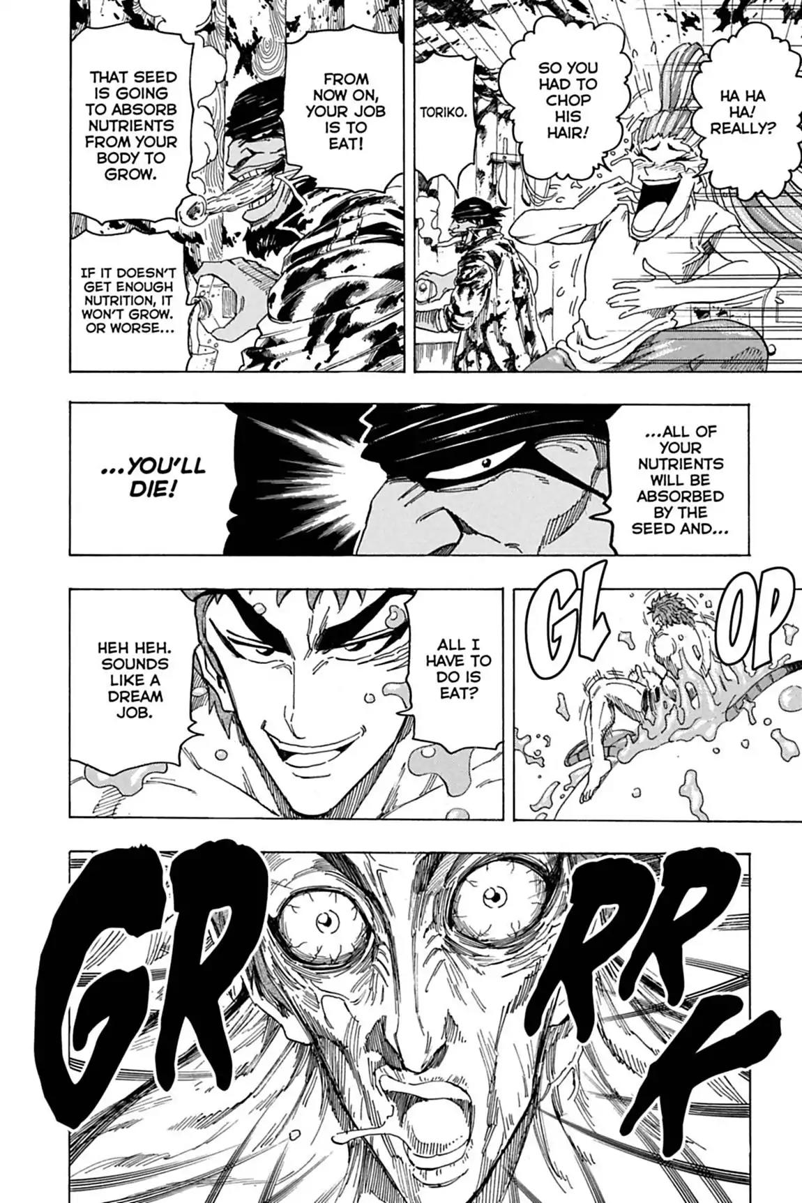Toriko Chapter 96 page 12 - Chapter 96: Vol.11 Gourmet 96: Race to Recovery!!