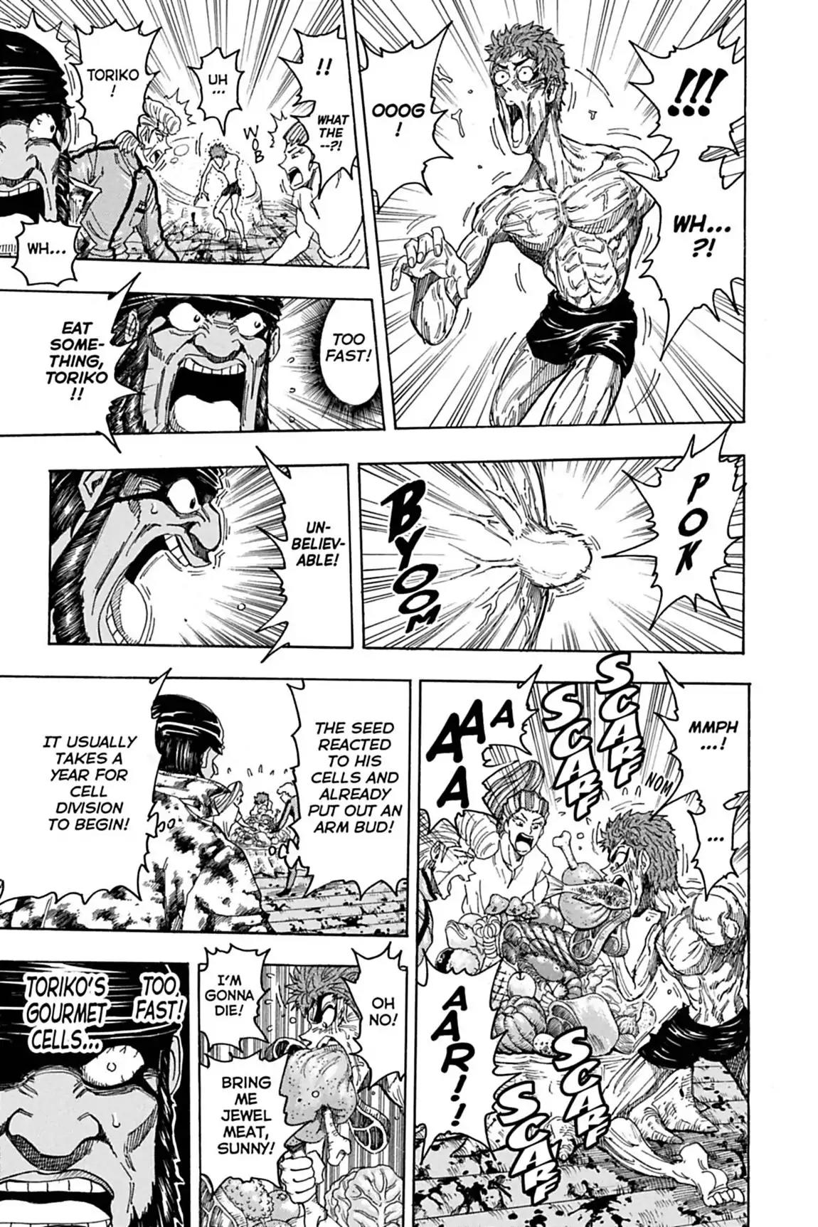 Toriko Chapter 96 page 13 - Chapter 96: Vol.11 Gourmet 96: Race to Recovery!!