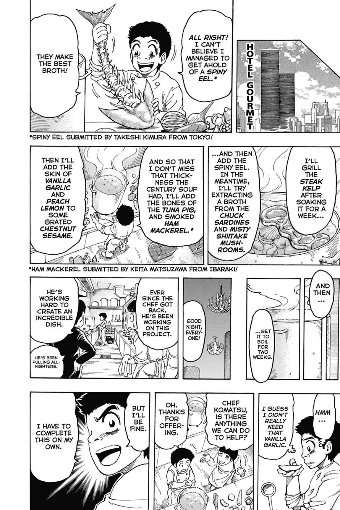 Toriko Chapter 96 page 14 - Chapter 96: Vol.11 Gourmet 96: Race to Recovery!!