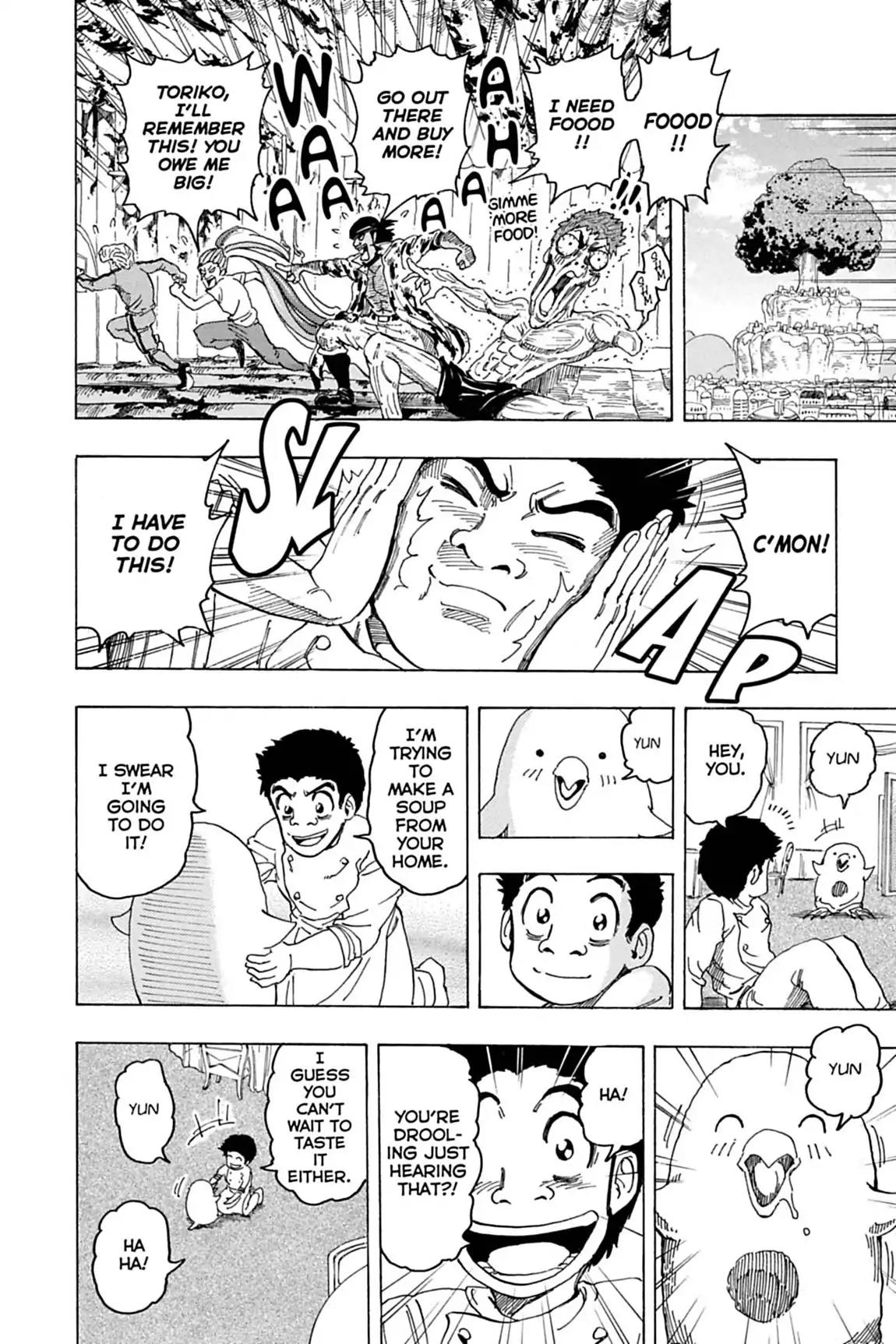 Toriko Chapter 96 page 16 - Chapter 96: Vol.11 Gourmet 96: Race to Recovery!!