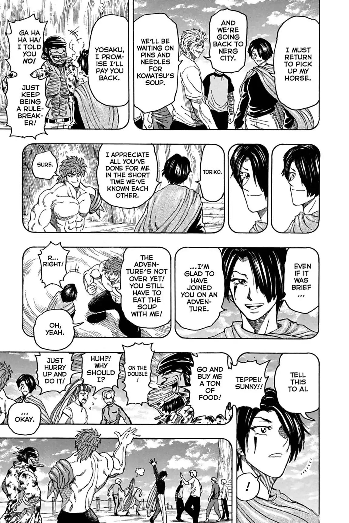 Toriko Chapter 96 page 7 - Chapter 96: Vol.11 Gourmet 96: Race to Recovery!!