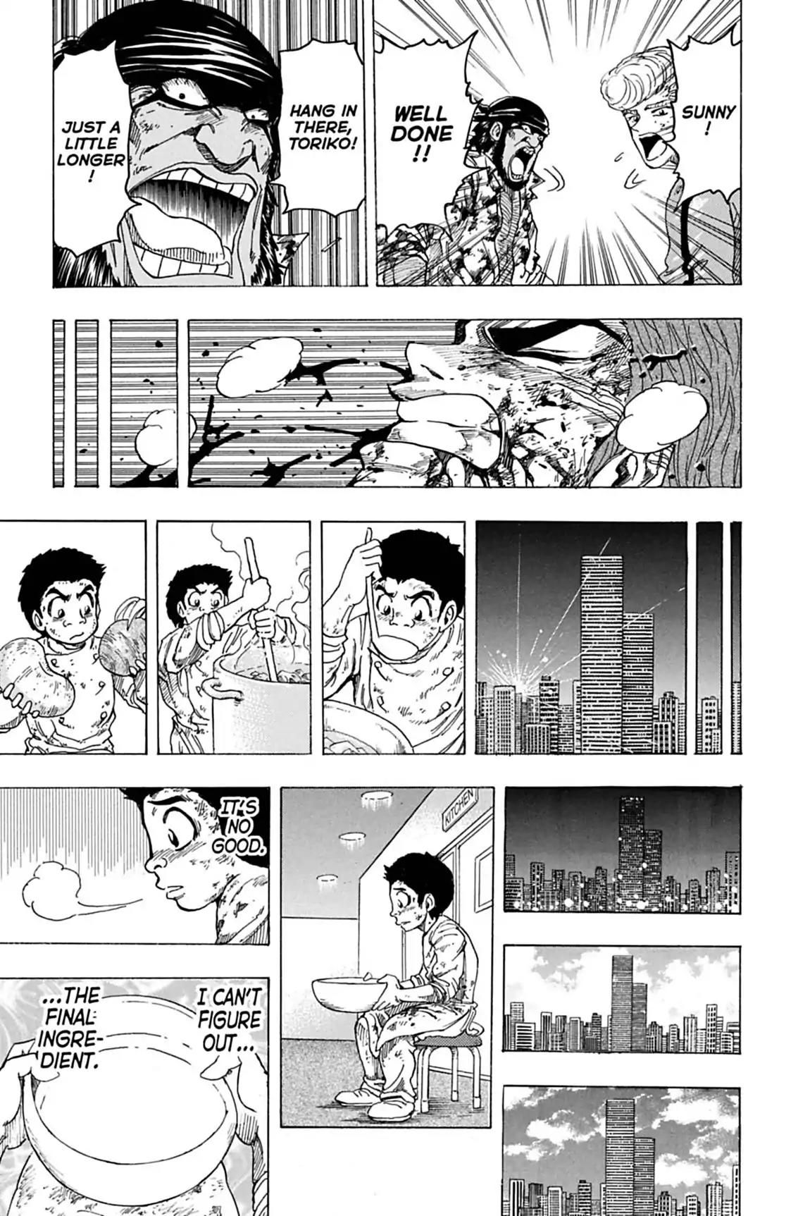 Toriko Chapter 97 page 17 - Chapter 97: Vol.11 Gourmet 97: Miracle Solution!!