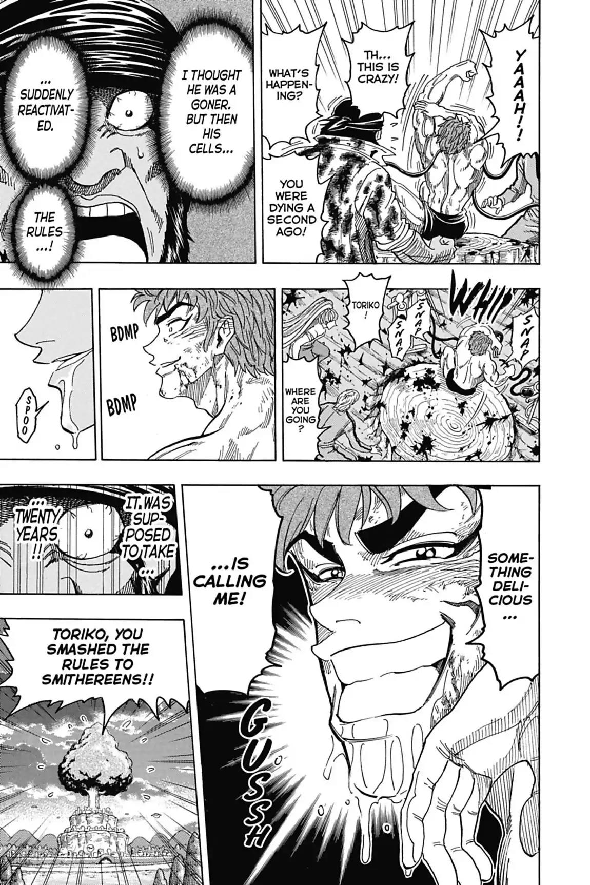 Toriko Chapter 98 page 11 - Chapter 98: Vol.12 Gourmet 98: Komatsu's Century Soup!!