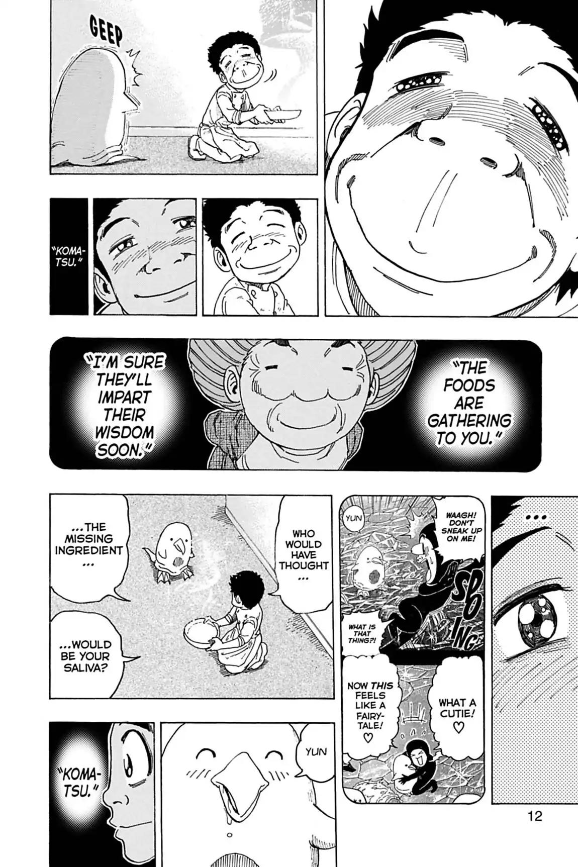 Toriko Chapter 98 page 12 - Chapter 98: Vol.12 Gourmet 98: Komatsu's Century Soup!!