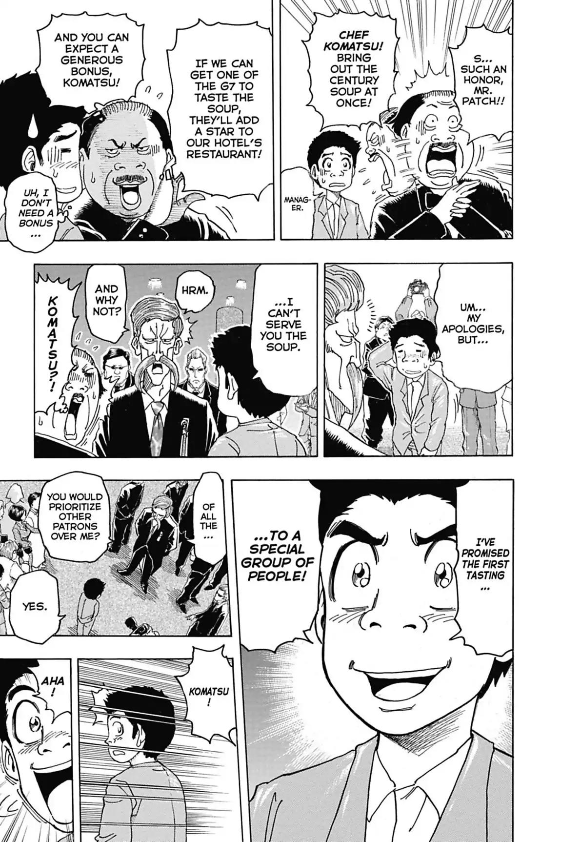 Toriko Chapter 98 page 15 - Chapter 98: Vol.12 Gourmet 98: Komatsu's Century Soup!!