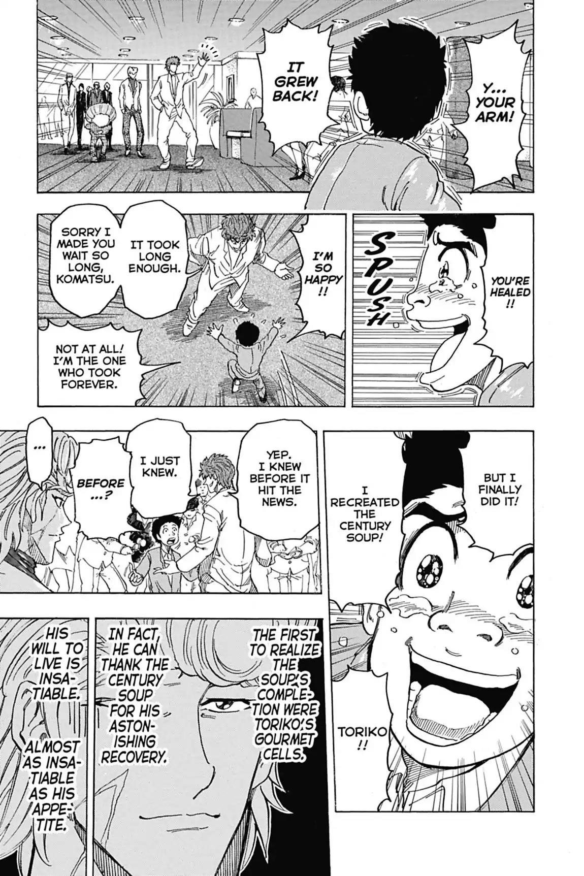 Toriko Chapter 98 page 17 - Chapter 98: Vol.12 Gourmet 98: Komatsu's Century Soup!!
