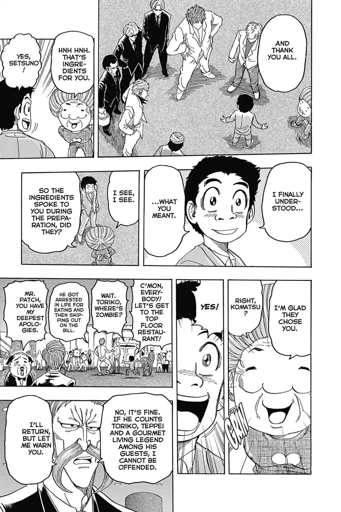 Toriko Chapter 98 page 19 - Chapter 98: Vol.12 Gourmet 98: Komatsu's Century Soup!!