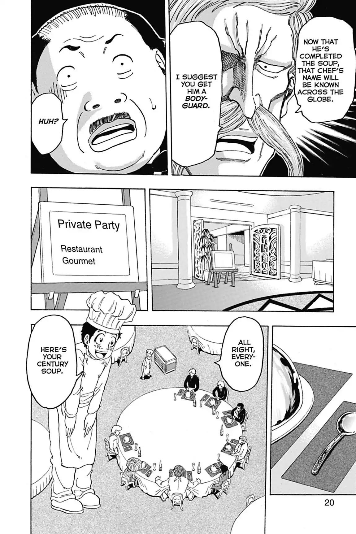 Toriko Chapter 98 page 20 - Chapter 98: Vol.12 Gourmet 98: Komatsu's Century Soup!!