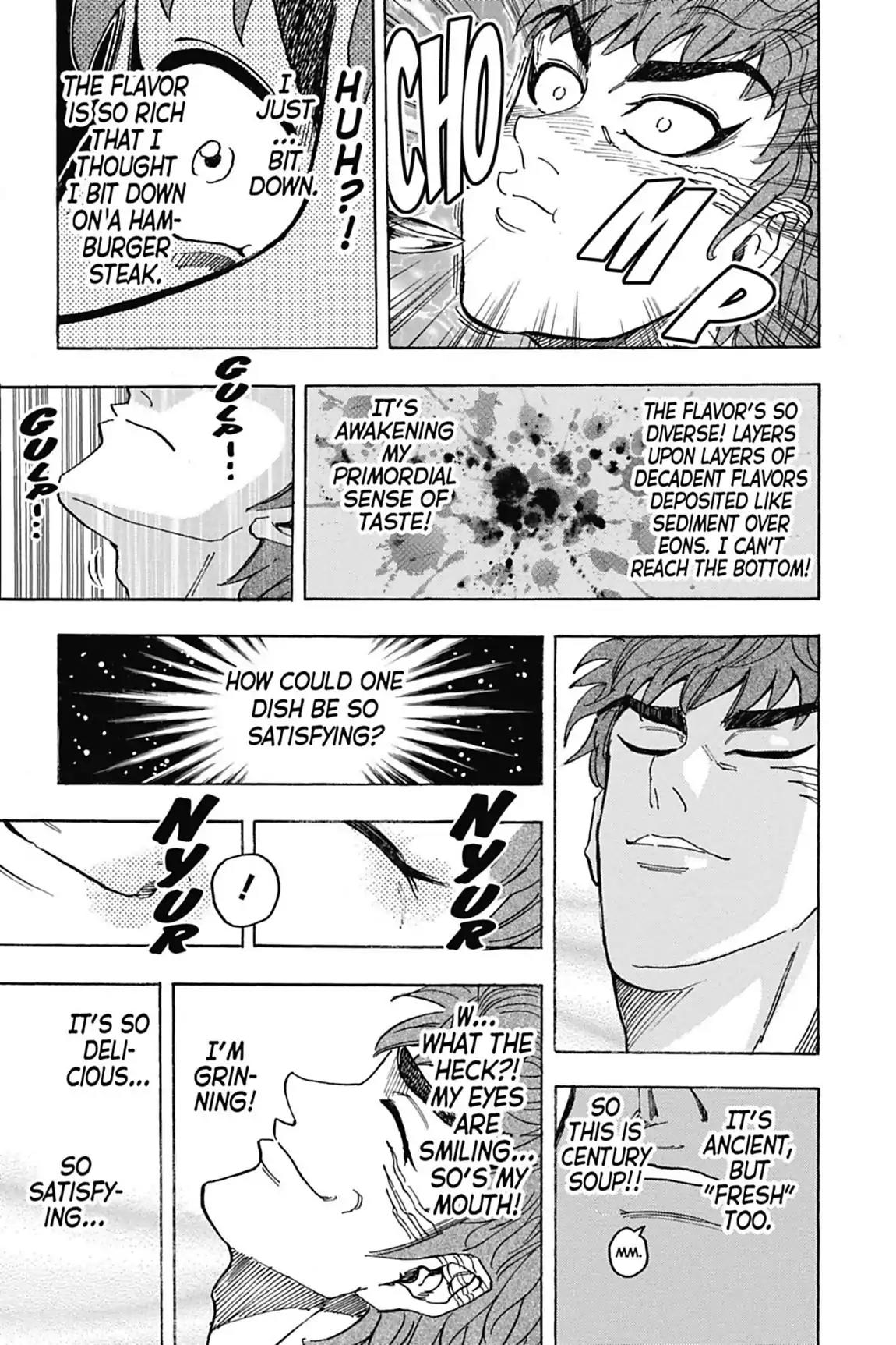 Toriko Chapter 98 page 23 - Chapter 98: Vol.12 Gourmet 98: Komatsu's Century Soup!!