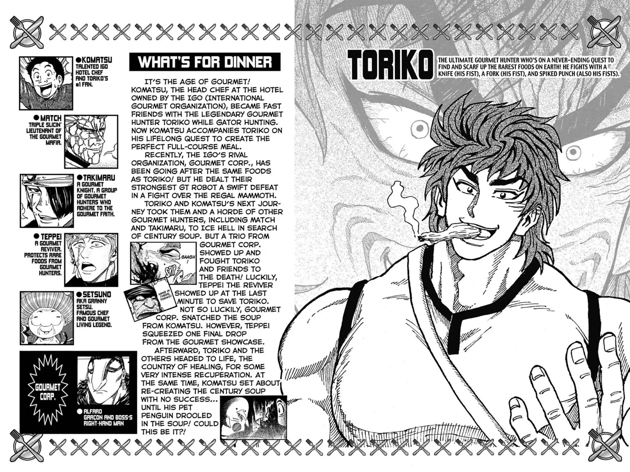 Toriko Chapter 98 page 5 - Chapter 98: Vol.12 Gourmet 98: Komatsu's Century Soup!!