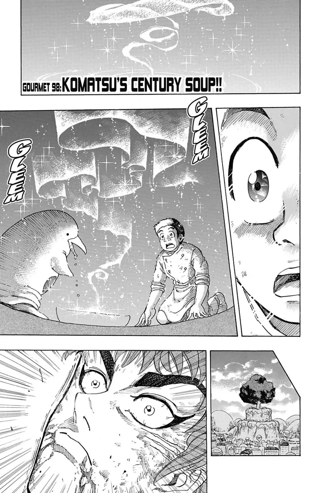 Toriko Chapter 98 page 7 - Chapter 98: Vol.12 Gourmet 98: Komatsu's Century Soup!!