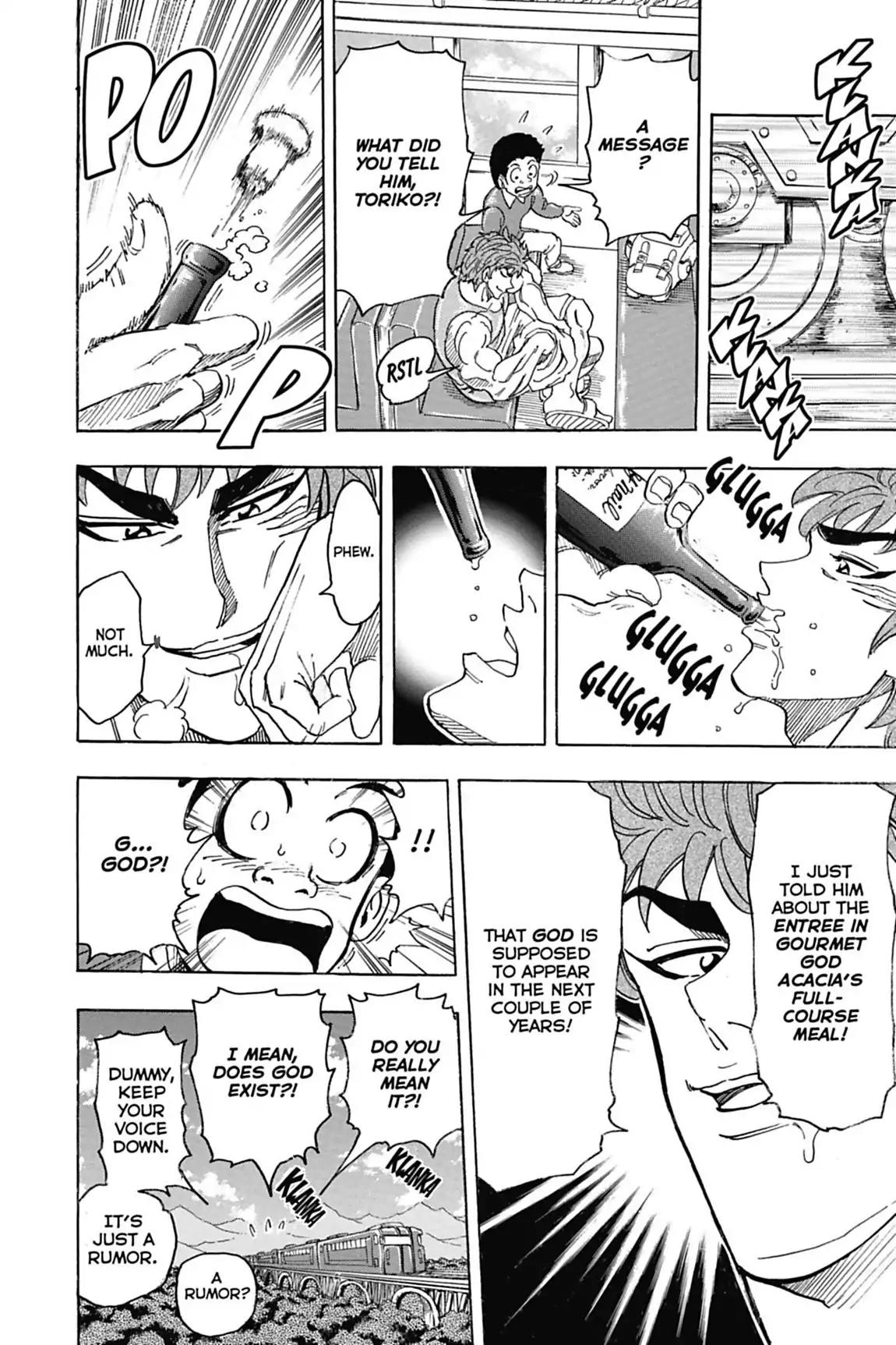 Toriko Chapter 99 page 14 - Chapter 99: Vol.12 Gourmet 99: Soup Decision!!