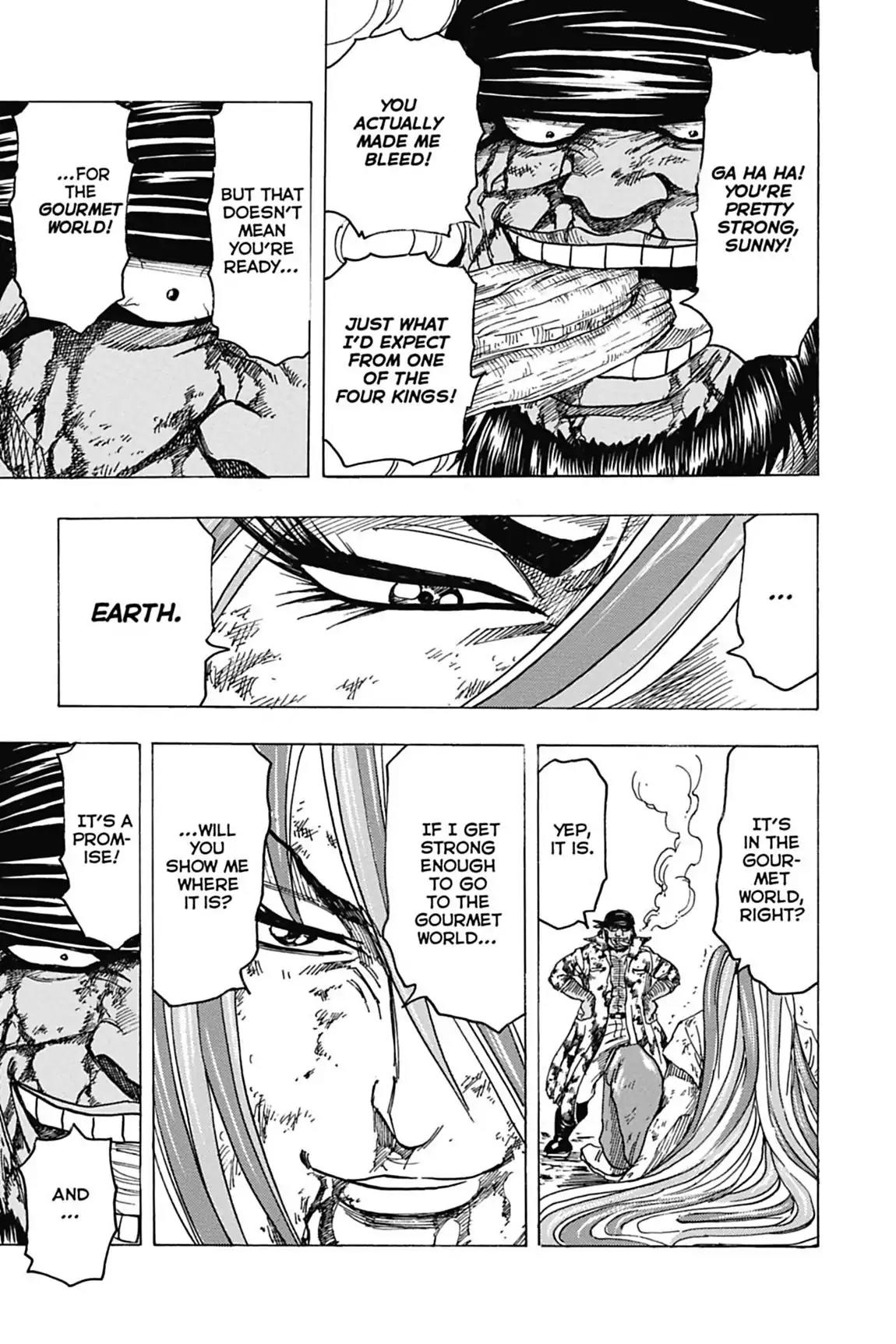 Toriko Chapter 99 page 17 - Chapter 99: Vol.12 Gourmet 99: Soup Decision!!