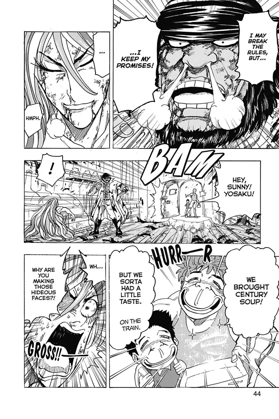 Toriko Chapter 99 page 18 - Chapter 99: Vol.12 Gourmet 99: Soup Decision!!