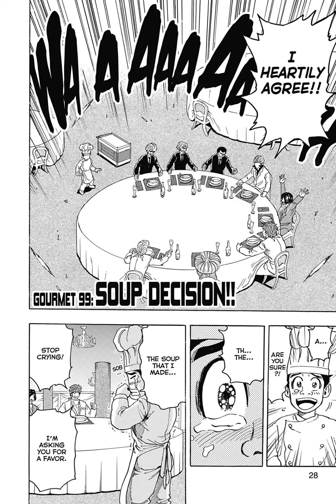 Toriko Chapter 99 page 2 - Chapter 99: Vol.12 Gourmet 99: Soup Decision!!