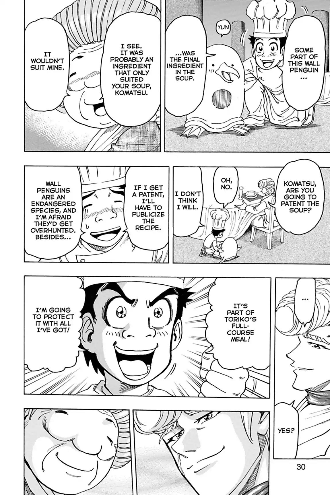 Toriko Chapter 99 page 4 - Chapter 99: Vol.12 Gourmet 99: Soup Decision!!