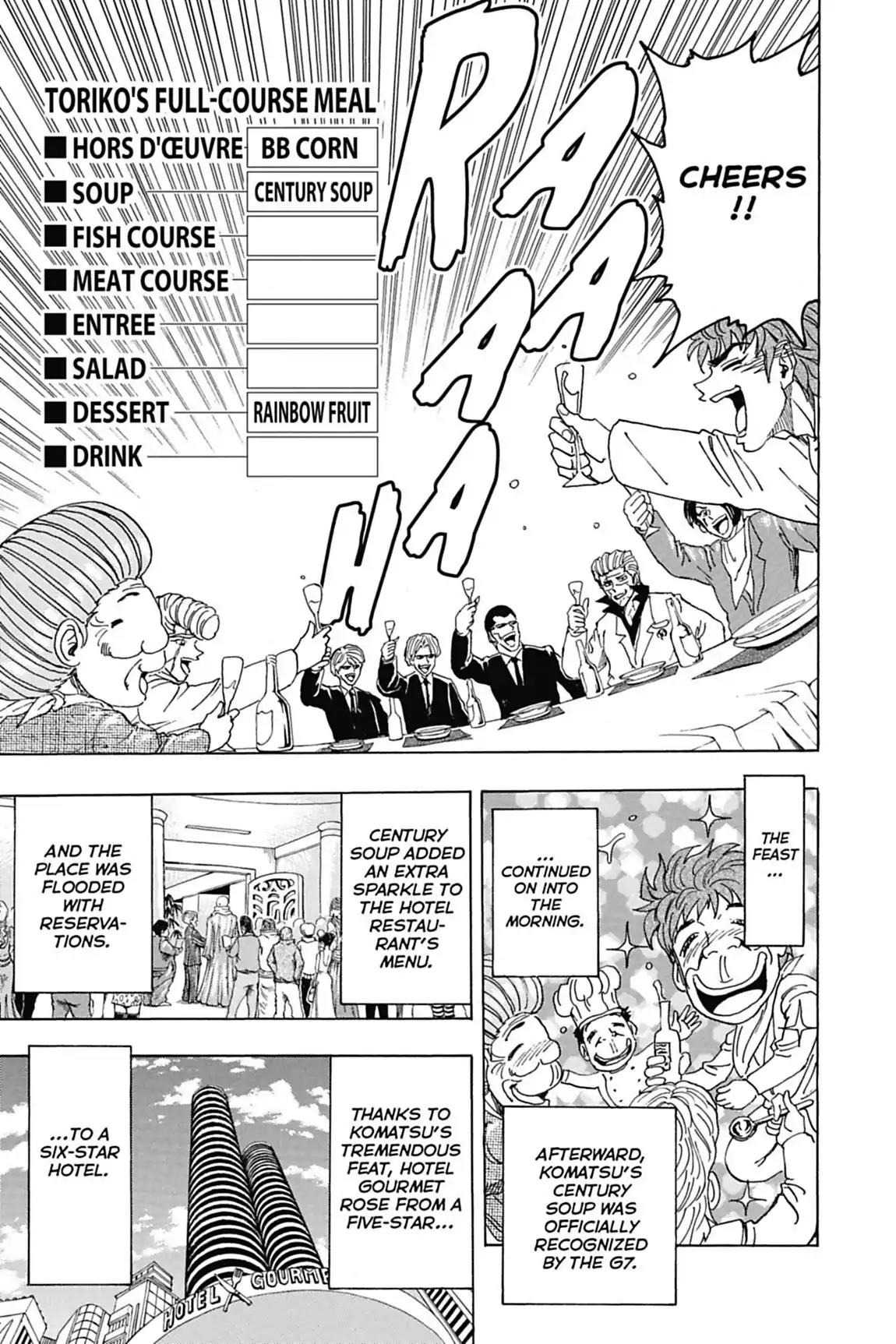 Toriko Chapter 99 page 7 - Chapter 99: Vol.12 Gourmet 99: Soup Decision!!