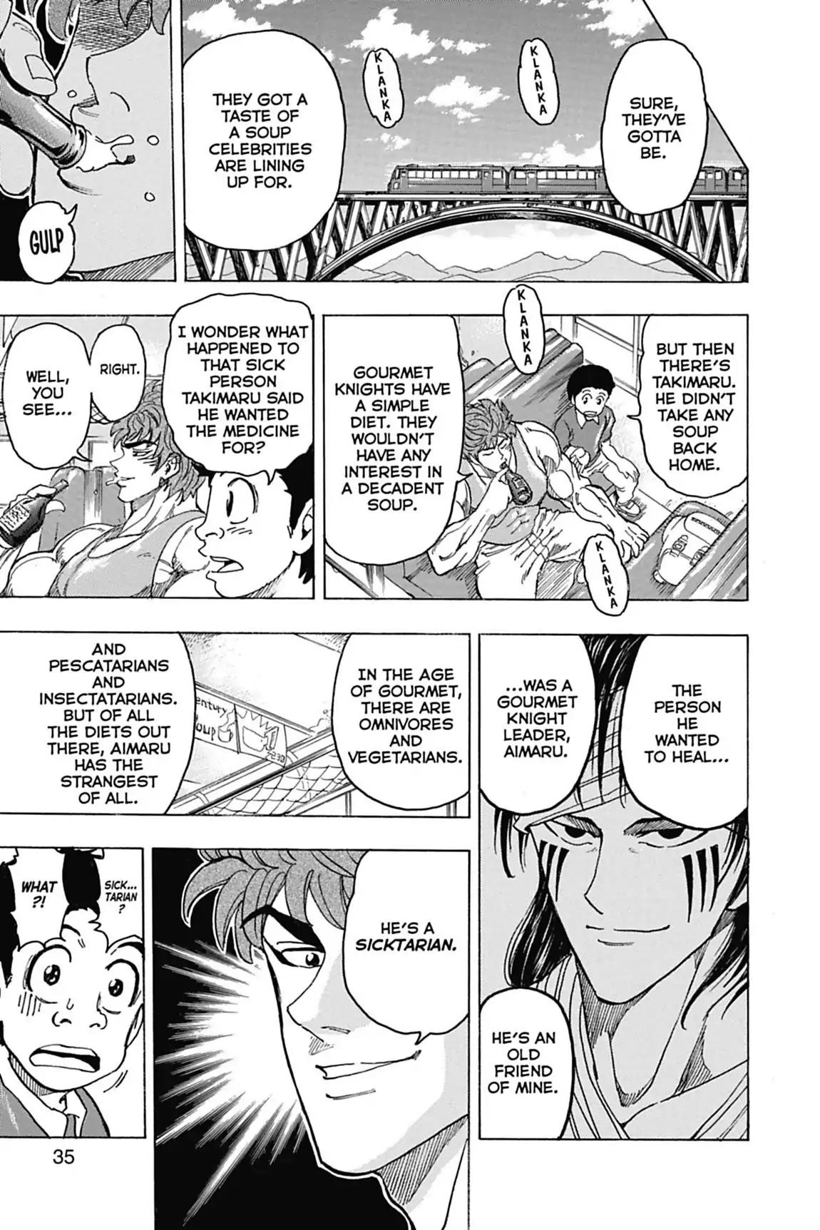 Toriko Chapter 99 page 9 - Chapter 99: Vol.12 Gourmet 99: Soup Decision!!