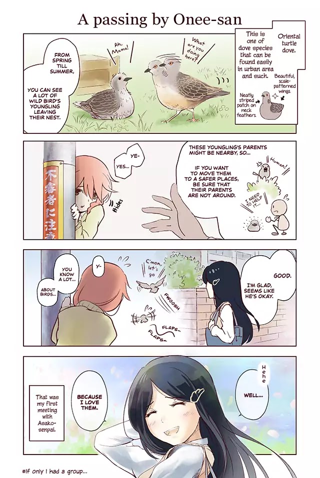 Torimibu no Takanashi-san. Chapter 6 page 1 - Chapter 6: A passing by Onee-san