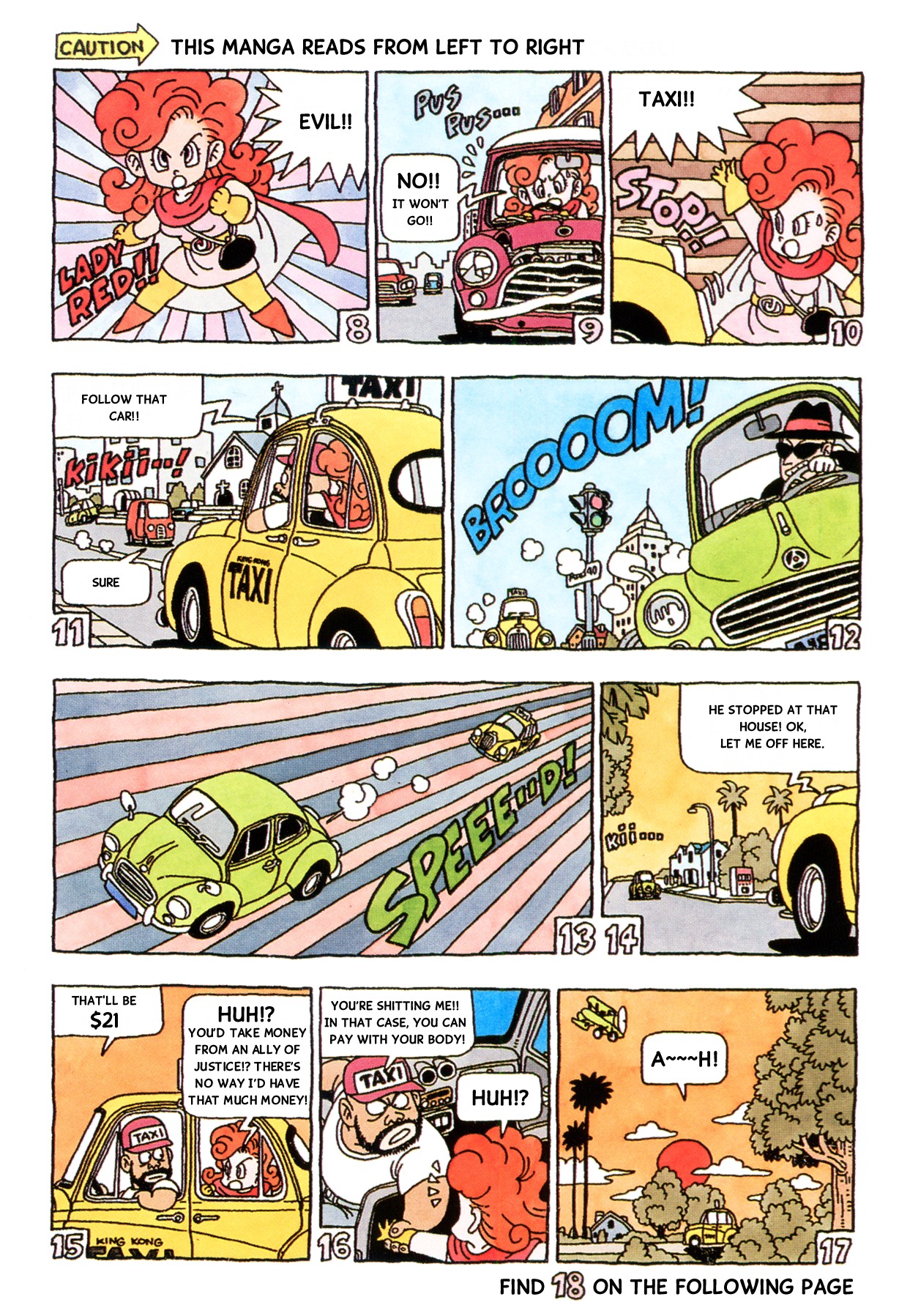 Toriyama Akira Mankan Zenseki Chapter 1.2 page 2 - Vol.1 Chapter 2: Lady Red