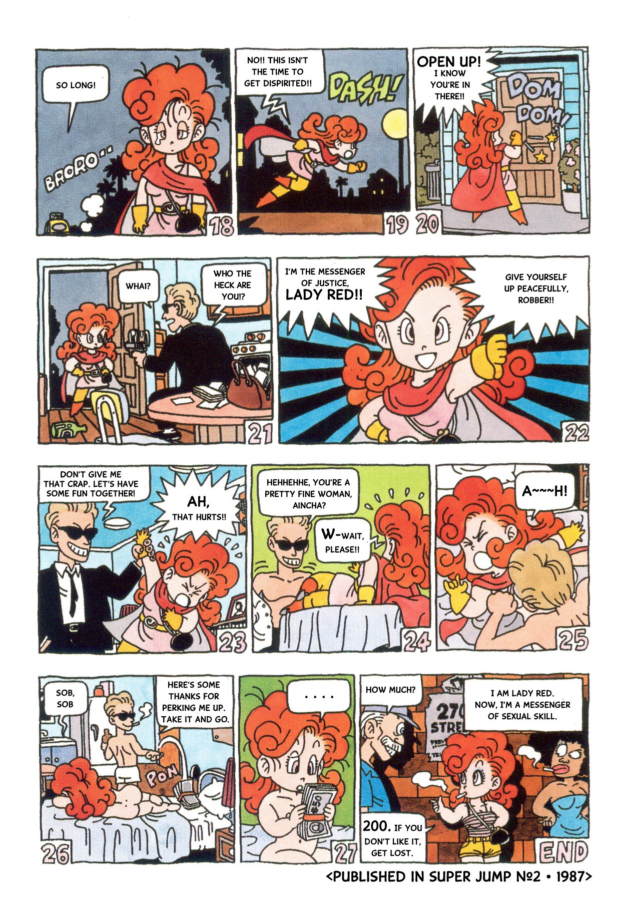 Toriyama Akira Mankan Zenseki Chapter 1.2 page 3 - Vol.1 Chapter 2: Lady Red