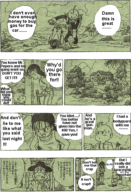 Toriyama Akira Mankan Zenseki Chapter 2.3 page 16 - Vol.2 Chapter 3: Alien X-Peke - Part 1