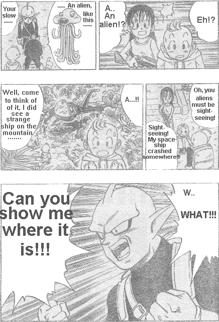 Toriyama Akira Mankan Zenseki Chapter 2.3 page 20 - Vol.2 Chapter 3: Alien X-Peke - Part 1