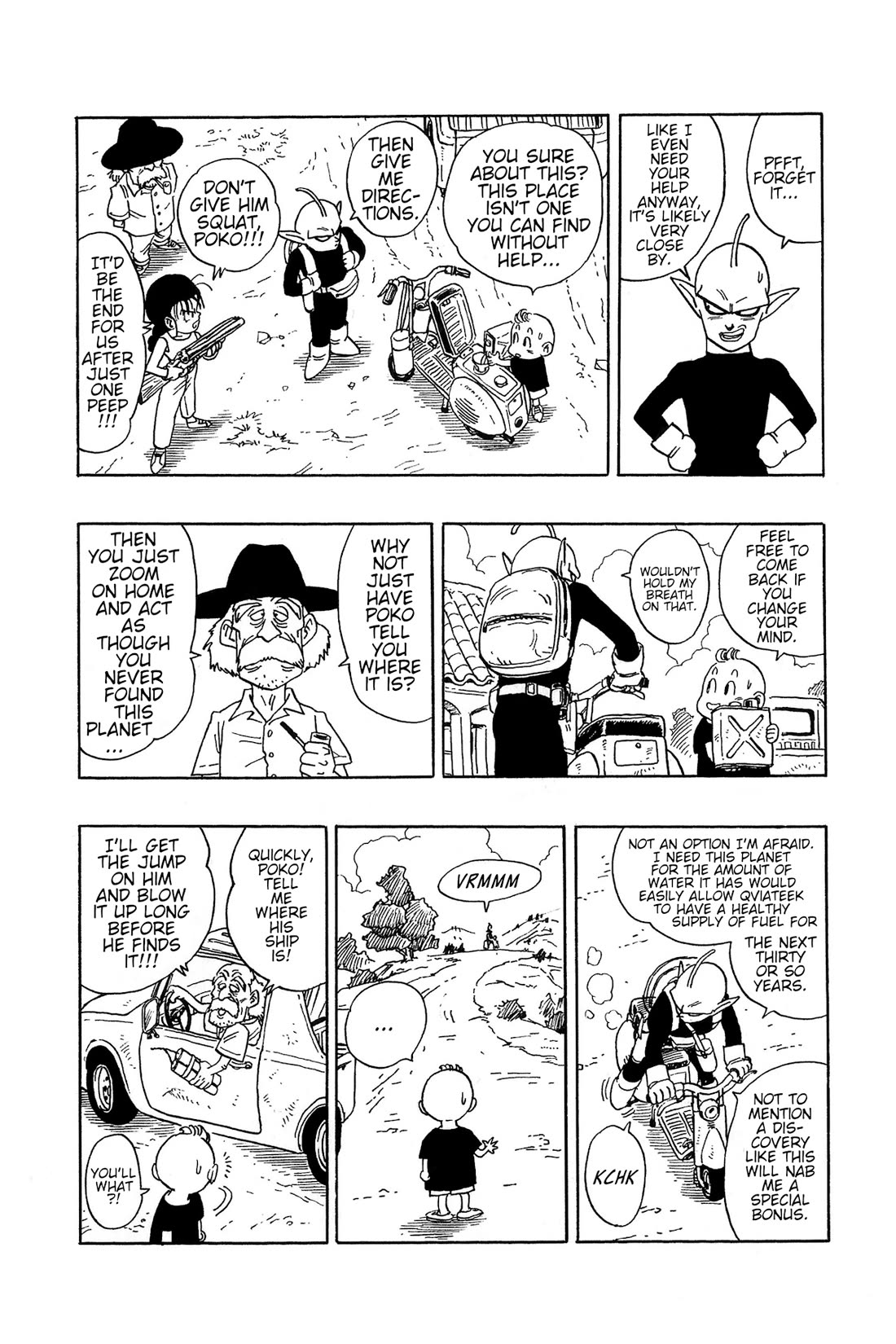 Toriyama Akira Mankan Zenseki Chapter 2.4 page 9 - Vol.2 Chapter 4: Alien X-Peke - Part 2