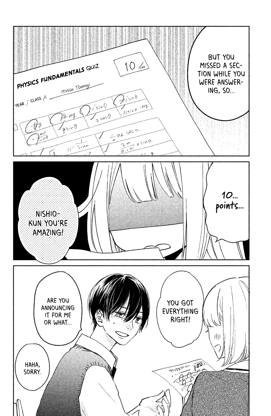 Torokeru Tsumugi-chan Chapter 7 page 9 - Chapter 7: Outcome of the Confession