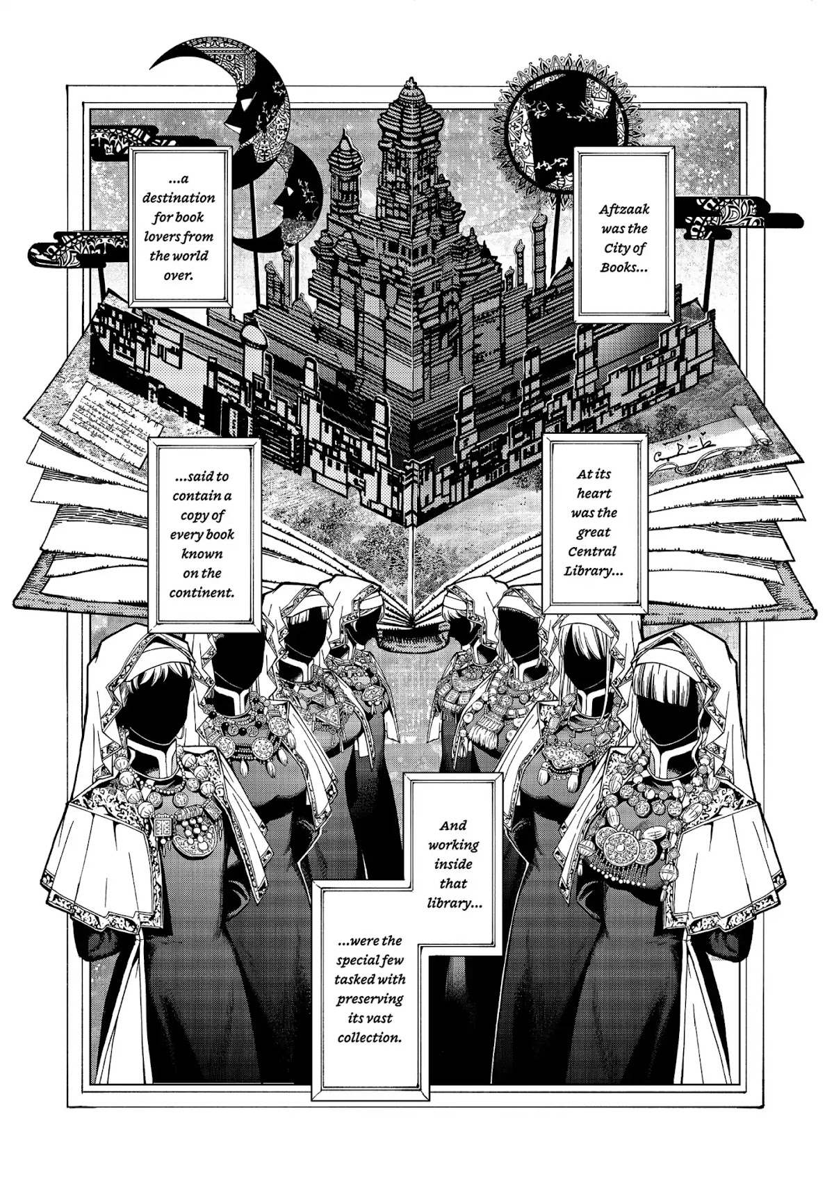 Toshokan no Daimajutsushi Chapter 2 page 1 - Chapter 2