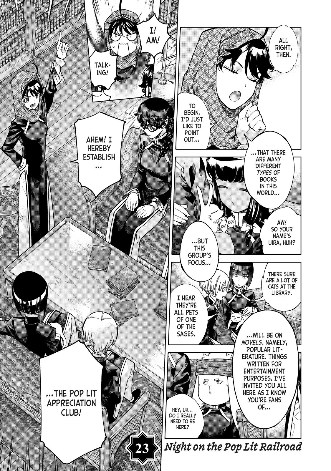Toshokan no Daimajutsushi Chapter 23 page 1 - Chapter 23