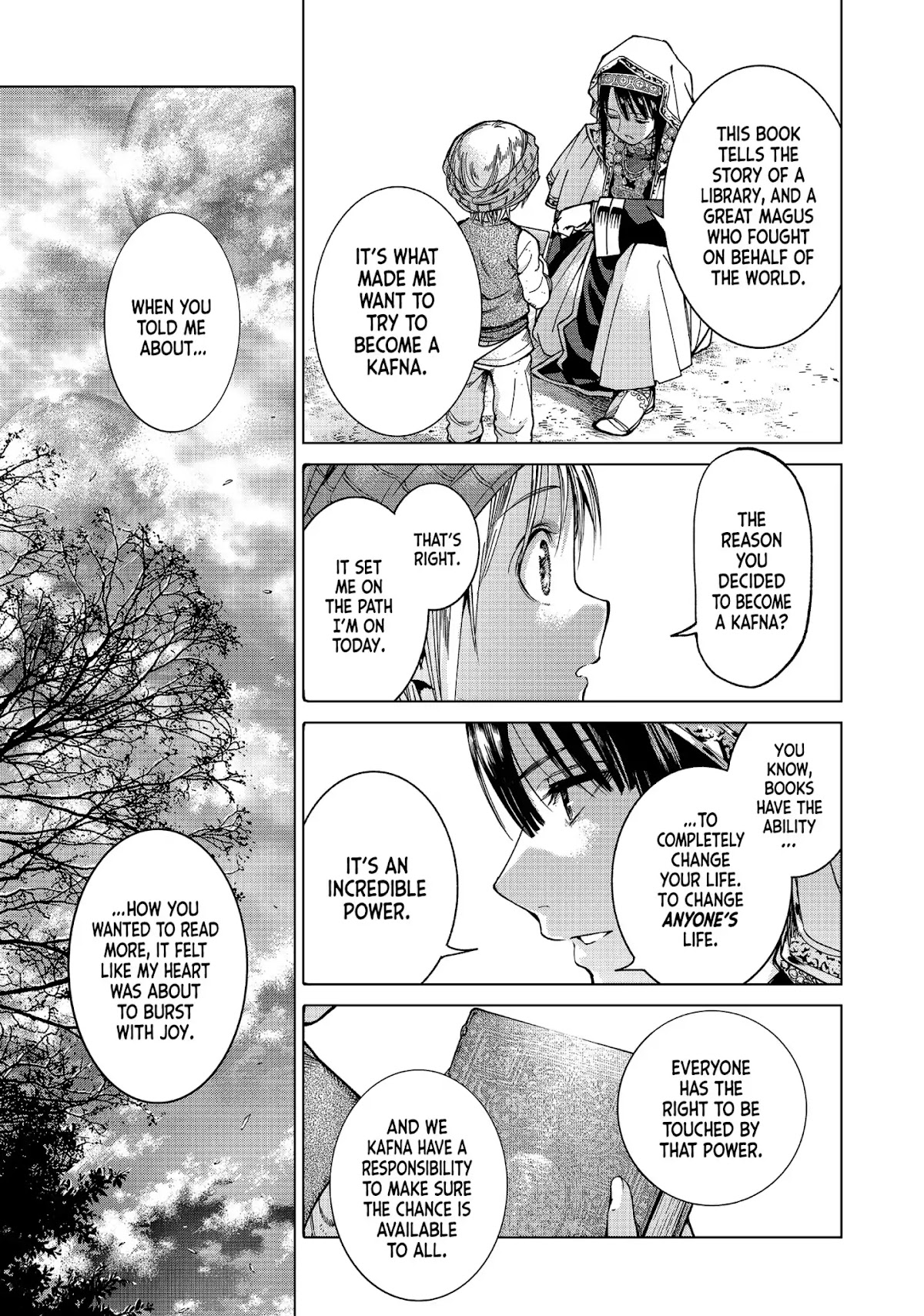 Toshokan no Daimajutsushi Chapter 3 page 48 - Chapter 3: What the Books Give Back