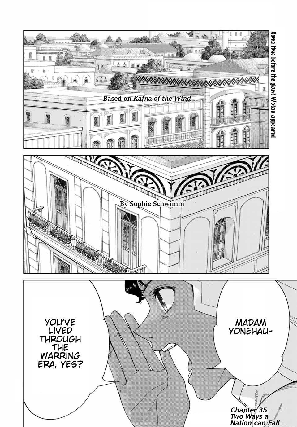 Toshokan no Daimajutsushi Chapter 35 page 6 - Chapter 35: Two ways a nation can fall