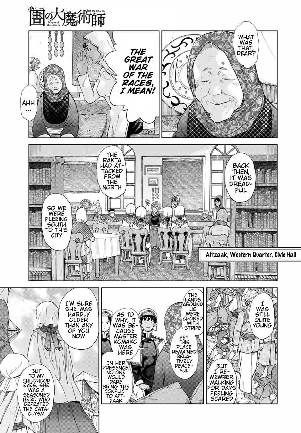 Toshokan no Daimajutsushi Chapter 35 page 7 - Chapter 35: Two ways a nation can fall