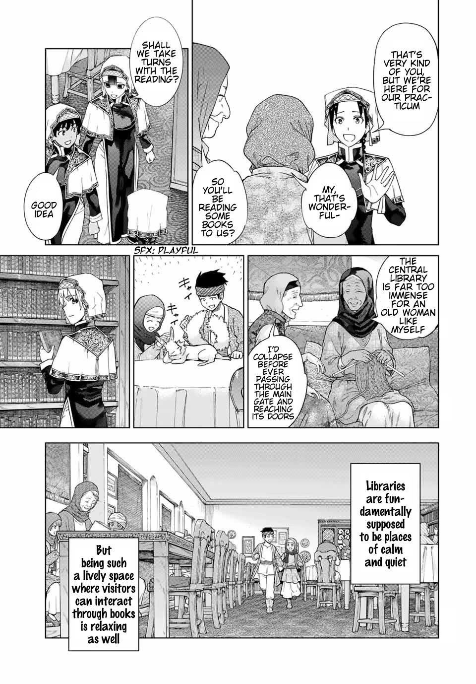 Toshokan no Daimajutsushi Chapter 35 page 9 - Chapter 35: Two ways a nation can fall