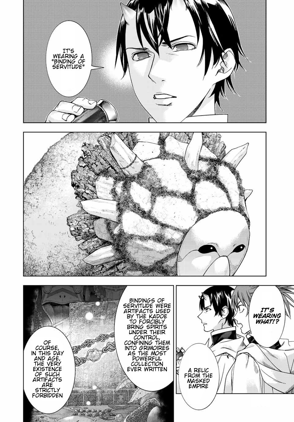 Toshokan no Daimajutsushi Chapter 36 page 12 - Chapter 36: The Protections Office Sorties
