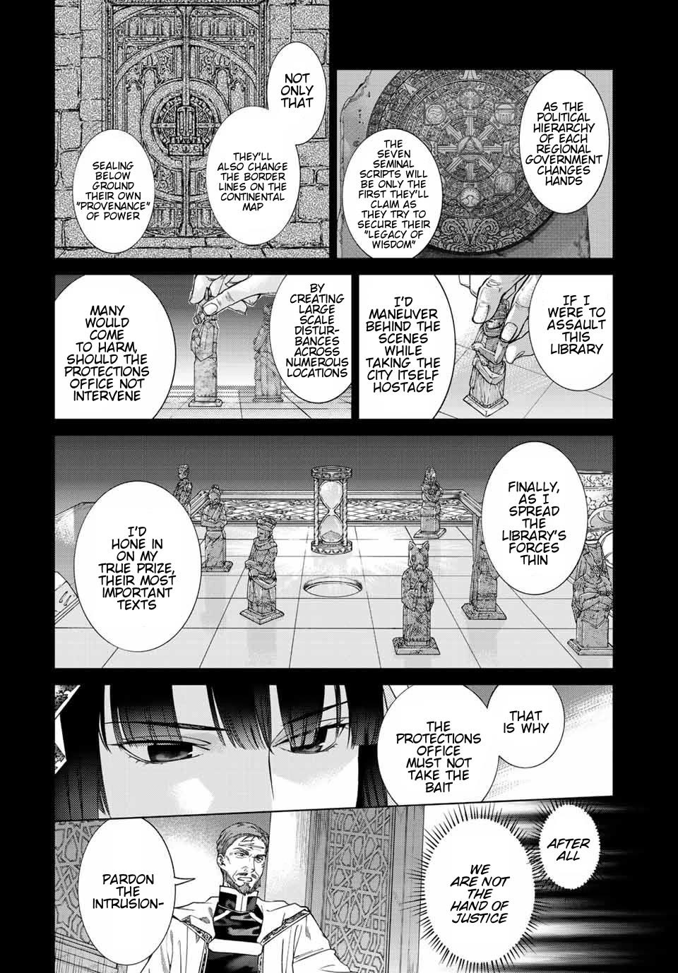 Toshokan no Daimajutsushi Chapter 36 page 24 - Chapter 36: The Protections Office Sorties