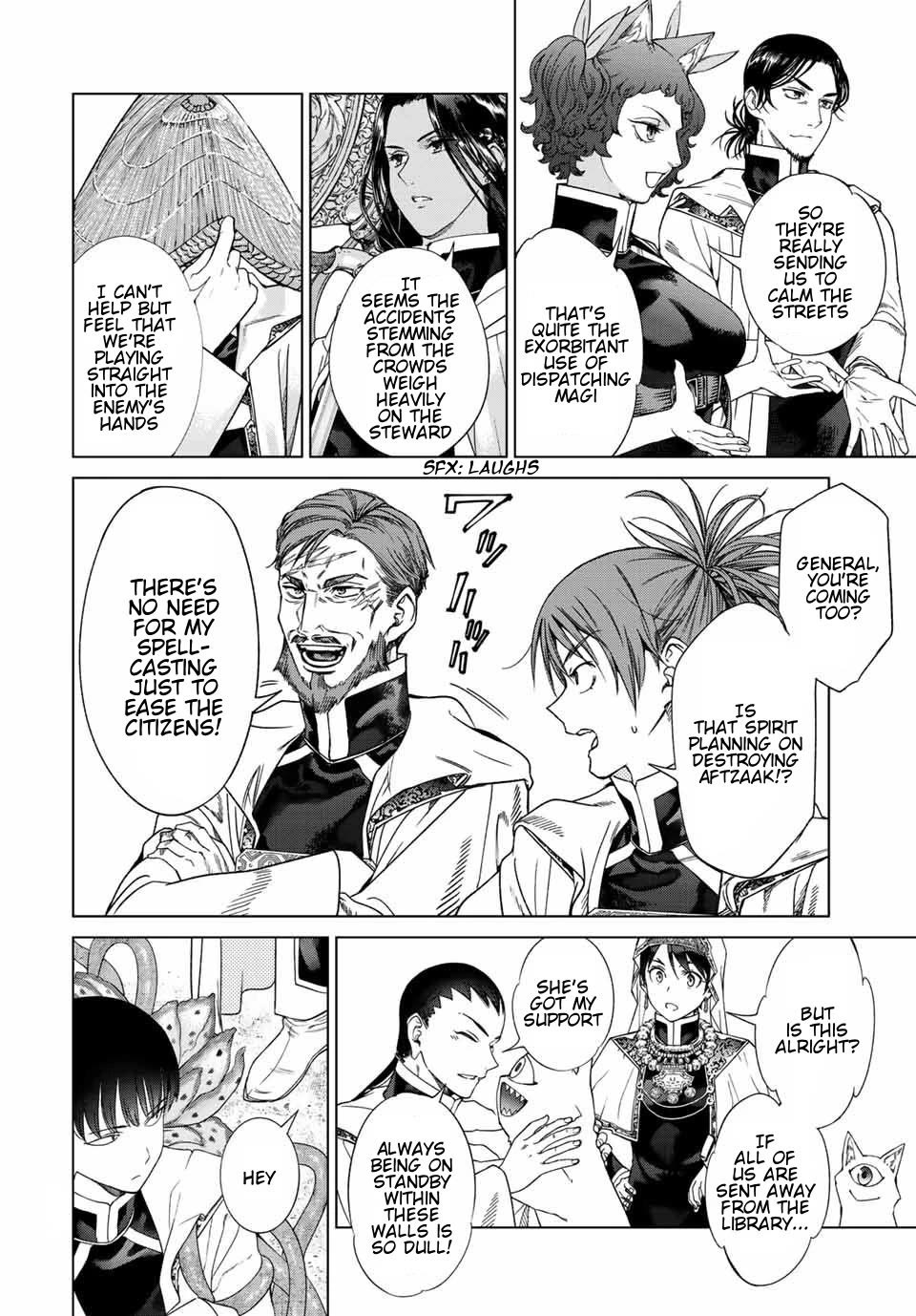 Toshokan no Daimajutsushi Chapter 36 page 27 - Chapter 36: The Protections Office Sorties