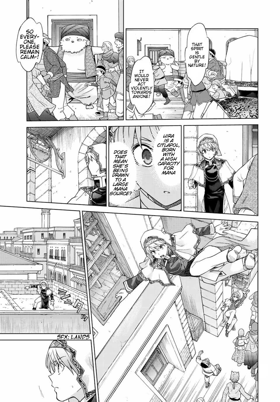 Toshokan no Daimajutsushi Chapter 36 page 32 - Chapter 36: The Protections Office Sorties