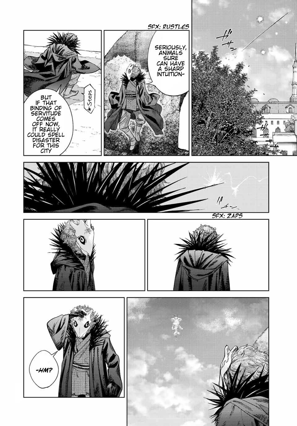 Toshokan no Daimajutsushi Chapter 36 page 38 - Chapter 36: The Protections Office Sorties