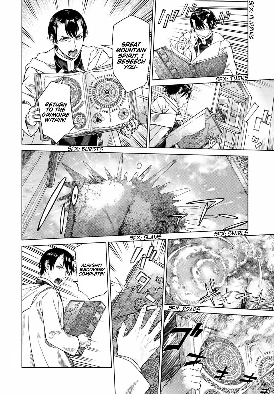 Toshokan no Daimajutsushi Chapter 38 page 13 - Chapter 38: We Will Protect You Now