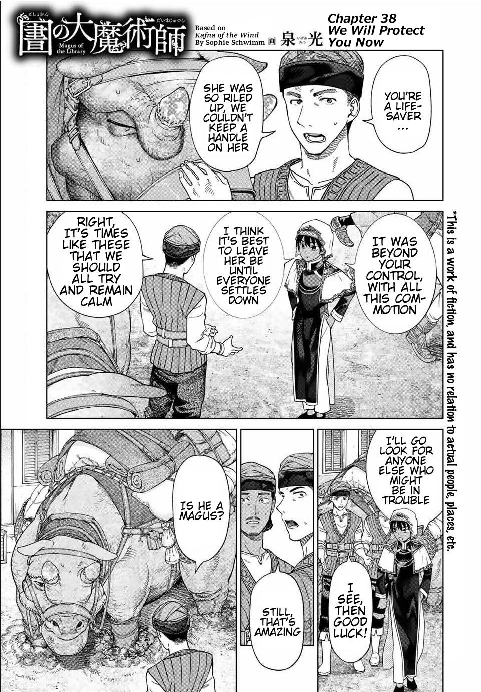 Toshokan no Daimajutsushi Chapter 38 page 2 - Chapter 38: We Will Protect You Now