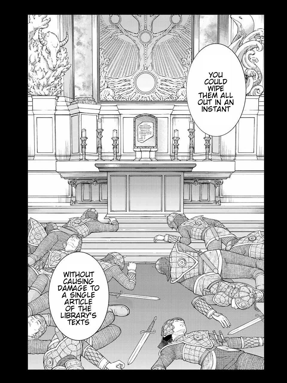 Toshokan no Daimajutsushi Chapter 38 page 23 - Chapter 38: We Will Protect You Now