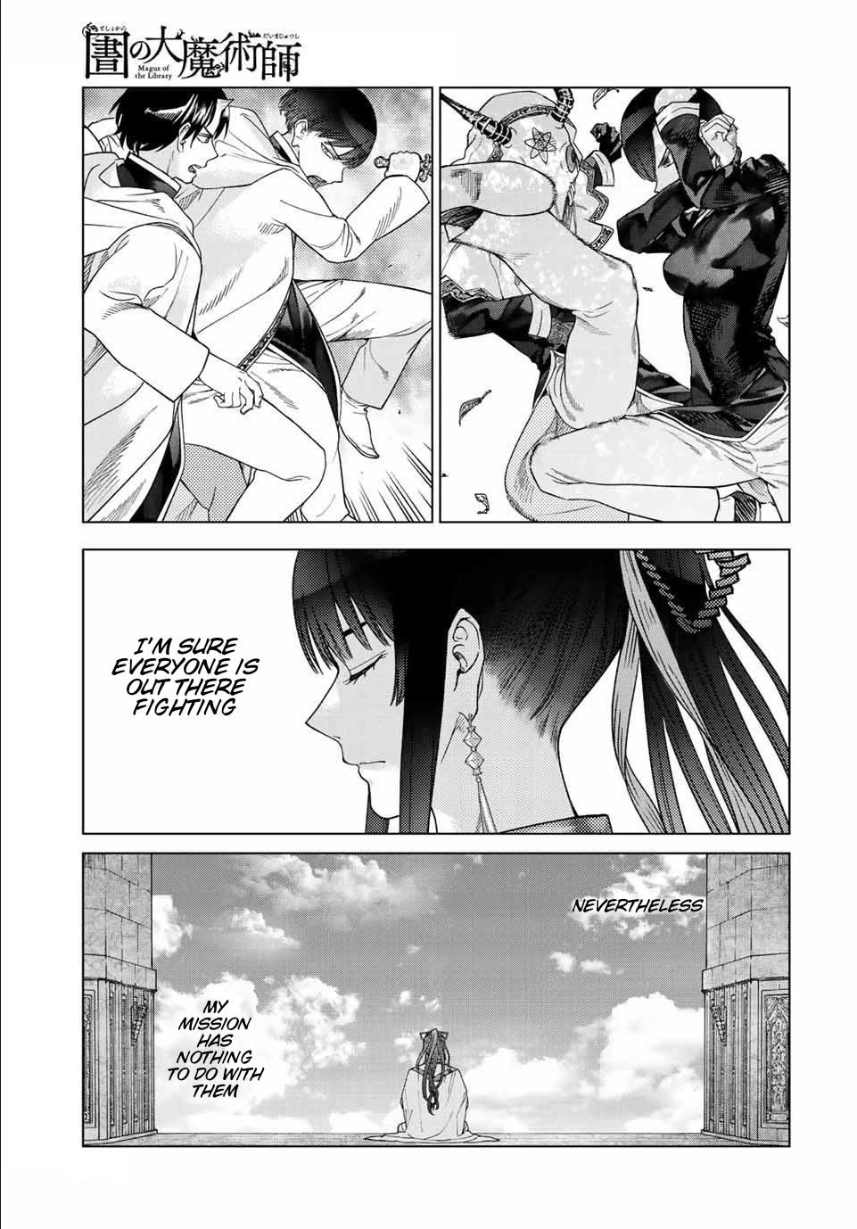 Toshokan no Daimajutsushi Chapter 38 page 25 - Chapter 38: We Will Protect You Now