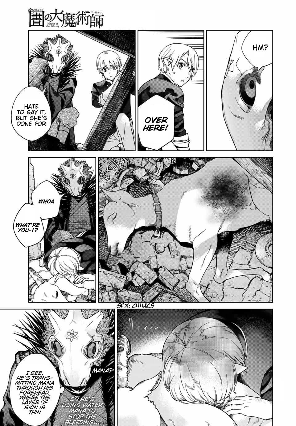 Toshokan no Daimajutsushi Chapter 38 page 27 - Chapter 38: We Will Protect You Now